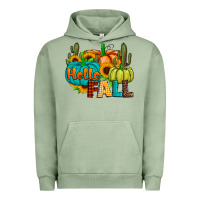 Pigment Oil Green hello fall Urban Hoodie - JahusDesignShop