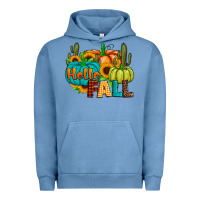 Pigment Pebble Blue hello fall Urban Hoodie - JahusDesignShop