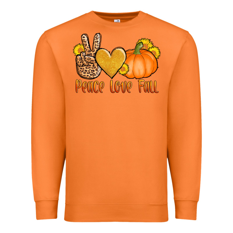 Peace Love Fall Premium Sweatshirt by AdoDesignShop | Teevron