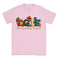 Bubblegum Pink tgif thank goodness its fall Classic Tee - CowGirlArtShop