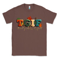 Chestnut tgif thank goodness its fall Classic Tee - CowGirlArtShop