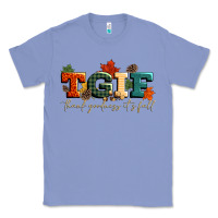 Colony Blue tgif thank goodness its fall Classic Tee - CowGirlArtShop