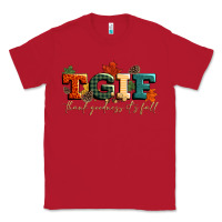 Red tgif thank goodness its fall Classic Tee - CowGirlArtShop