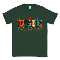 Sports Green tgif thank goodness its fall Classic Tee - CowGirlArtShop