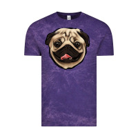 Cloud Purple pug Vintage Tee - Jasminsmagicworld