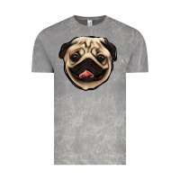 Cloud Rock pug Vintage Tee - Jasminsmagicworld