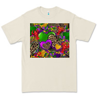 Bone mardi gras hearts Premium Tee - CowGirlArtShop