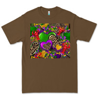 Cacao mardi gras hearts Premium Tee - CowGirlArtShop