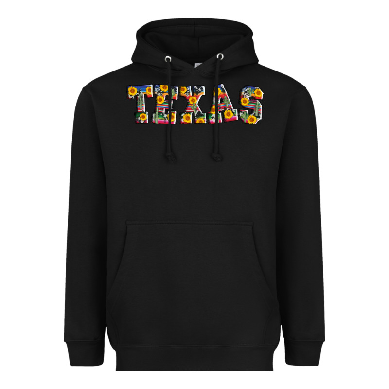 Texas Serape Sunflower Heavyweight Hoodie by AdoDesignShop | Teevron
