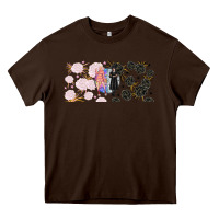 Chocolate Brown gothic girl and colorful girl best friends with Heavy Core Tee - TumblerDesignByShophia