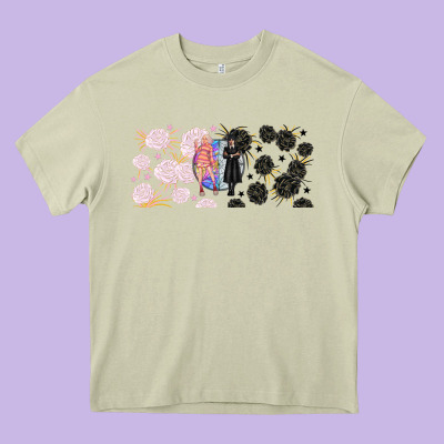Gothic Girl And Colorful Girl Best Friends With Heavy Core Tee Designed By Tumblerdesignbyshophia
