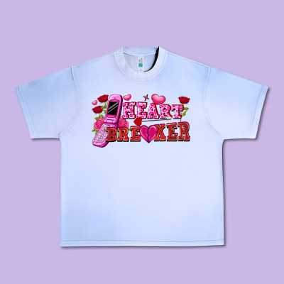 Heart Breaker Valentine's Day Urban Heavy Tee Designed By Fadigitalartstudio