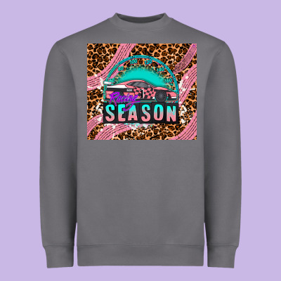 Pink Racing Car Heavyweight Sweatshirt Designed By Adodesignshop