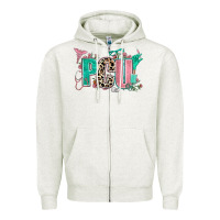 Oatmeal Heather pcu Zipper Hoodie - AdoDesignShop