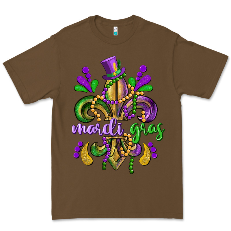 Mardi Gras Fleur De Lis Premium Tee by CowGirlArtShop | Teevron