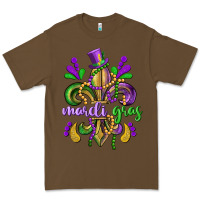 Cacao mardi gras fleur de lis Premium Tee - CowGirlArtShop