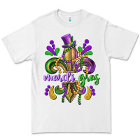 White mardi gras fleur de lis Premium Tee - CowGirlArtShop