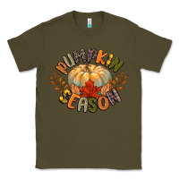 Army Green pumpkin season Classic Tee - CowGirlArtShop