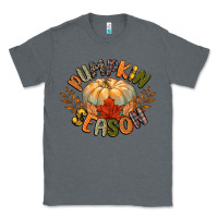 Charcoal Heather pumpkin season Classic Tee - CowGirlArtShop