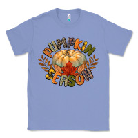 Colony Blue pumpkin season Classic Tee - CowGirlArtShop