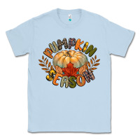 Dusty Blue pumpkin season Classic Tee - CowGirlArtShop