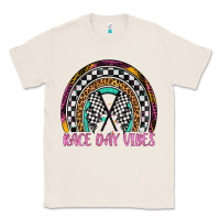 Natural race day vibes rainbow Classic Tee - Artiststas