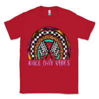 Red race day vibes rainbow Classic Tee - Artiststas
