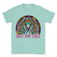 Seafoam race day vibes rainbow Classic Tee - Artiststas