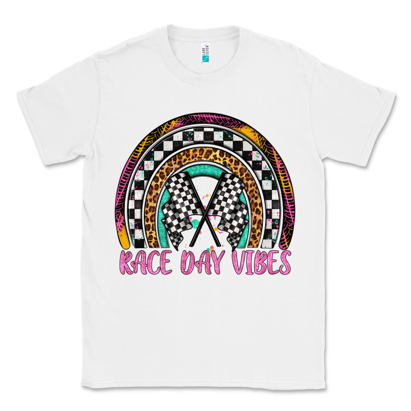 Race Day Vibes Rainbow Classic Tee by Artiststas | Teevron