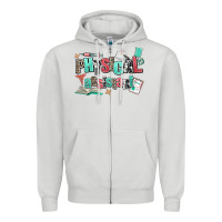 Dove Grey physical assistant Zipper Hoodie - AdoDesignShop