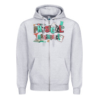 Heather Grey physical assistant Zipper Hoodie - AdoDesignShop