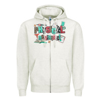 Oatmeal Heather physical assistant Zipper Hoodie - AdoDesignShop