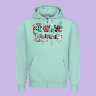 Physical Assistant Zipper Hoodie Designed By Adodesignshop