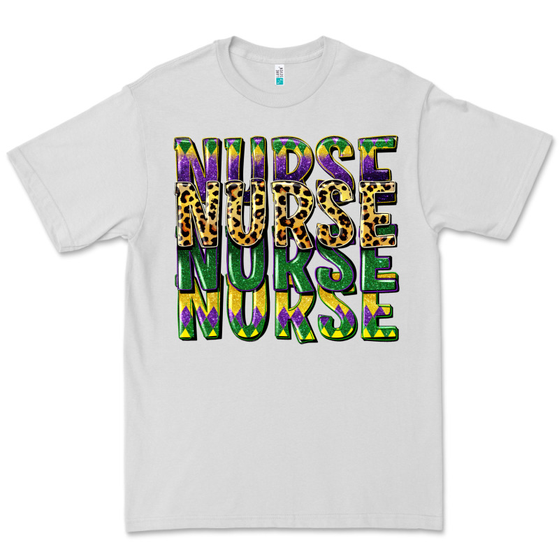 Nurse Mardi Gras Premium Tee by CowGirlArtShop | Teevron