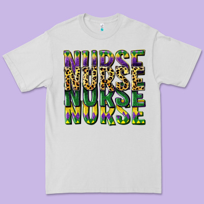 Nurse Mardi Gras Premium Tee Designed By Cowgirlartshop