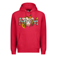 Cardinal Western Baby Calf Mom With Sunflower Mother's Day Premium Hoodie - LillyAllenDesigns
