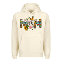 Sandshell Western Baby Calf Mom With Sunflower Mother's Day Premium Hoodie - LillyAllenDesigns