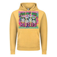 Vintage Mustard chilling with my peeps Vintage Hoodie - FaDigitalArtStudio