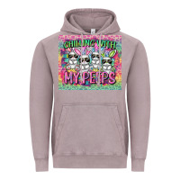 Vintage Zinc chilling with my peeps Vintage Hoodie - FaDigitalArtStudio