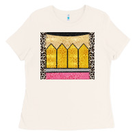 Bone glitter pencil Ladies Tee - CowGirlArtShop