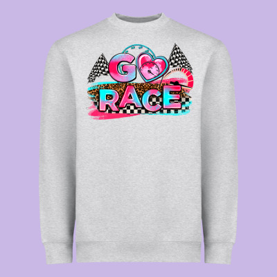 Go Race Heavyweight Sweatshirt Designed By Adodesignshop