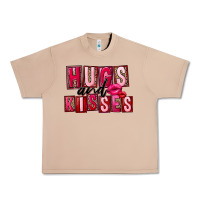Burro Hugs and kisses Valentine's Day Urban Heavy Tee - FaDigitalArtStudio