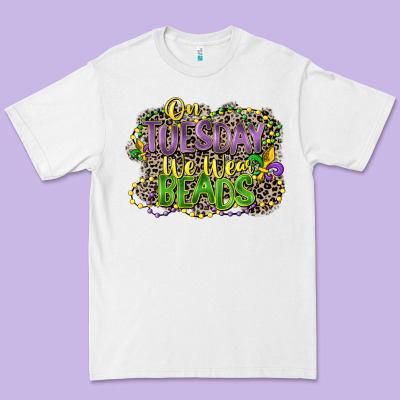 On Tuesday We Wear Beads Premium Tee Designed By Cowgirlartshop