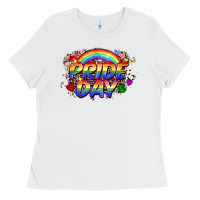 White Pride day Ladies Tee - CowGirlArtShop