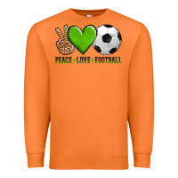 Carrot peace love soccer Premium Sweatshirt - AdoDesignShop