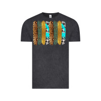 Vintage Black western brushstrokes Vintage Tee - OliviaCreatesArt