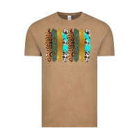Vintage Coffee western brushstrokes Vintage Tee - OliviaCreatesArt