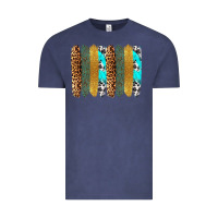Vintage Denim western brushstrokes Vintage Tee - OliviaCreatesArt