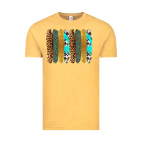 Vintage Mustard western brushstrokes Vintage Tee - OliviaCreatesArt