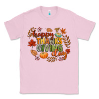 Bubblegum Pink happy thanksgiving day Classic Tee - CowGirlArtShop